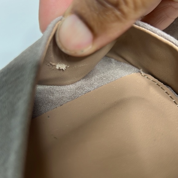 Steve Madden Mirna Leather Heels in Taupe Suede Size 9.5 - Picture 8 of 8